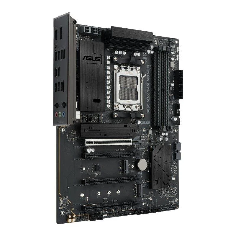 Detalle de Placa Base ASUS B850 MAX GAMING WIFI: potencia y expansión para AMD AM5