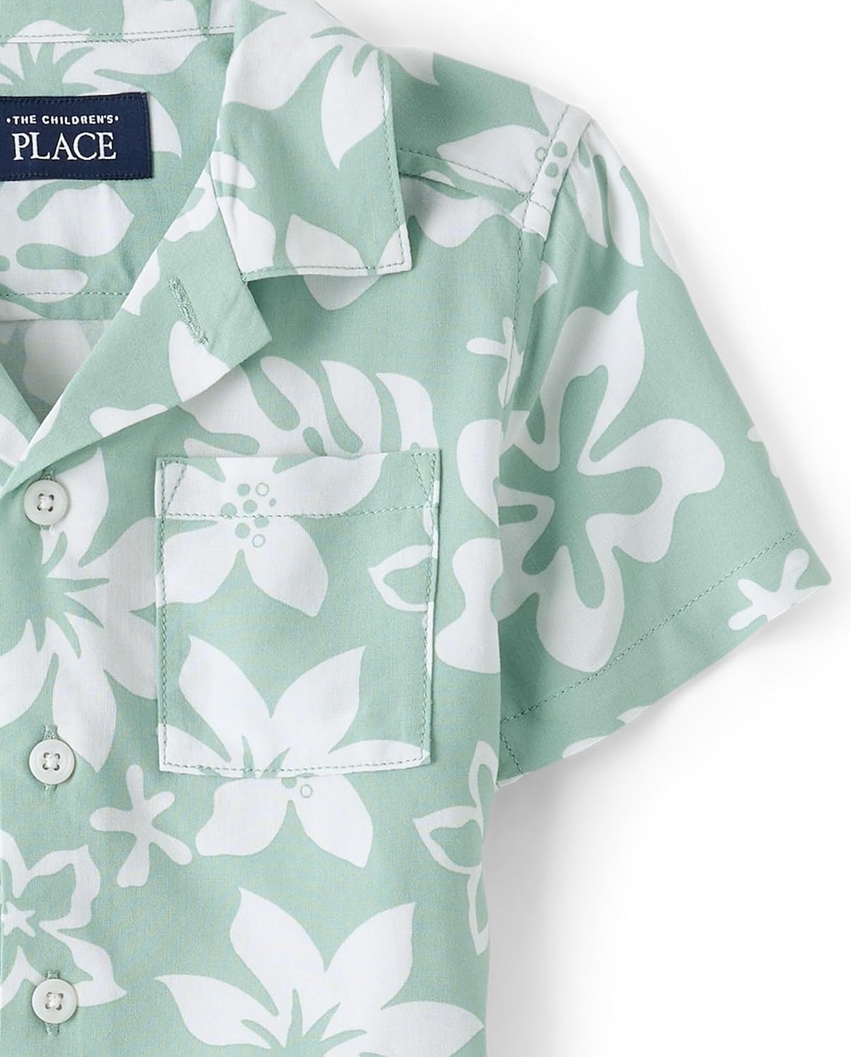 Detalle de The Children's Place Baby Button-Down Shirt in Rayon