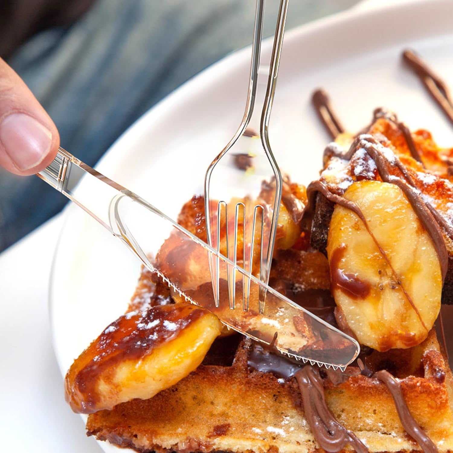 Thumbnail 4 de Dealusy 100 Count plastic knives 🍴