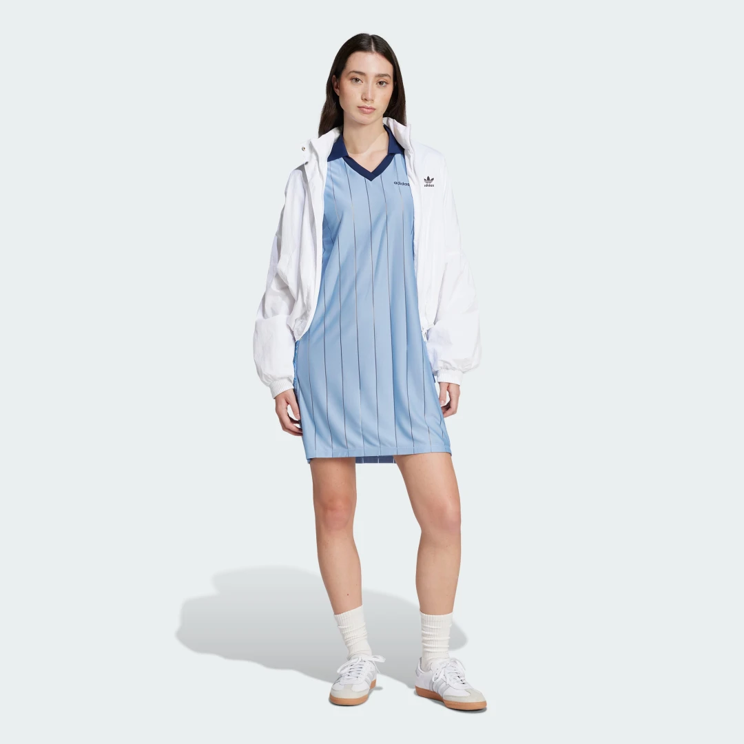 Thumbnail 2 de Vestido tonal de fútbol adidas Originals x Liberty London – azul