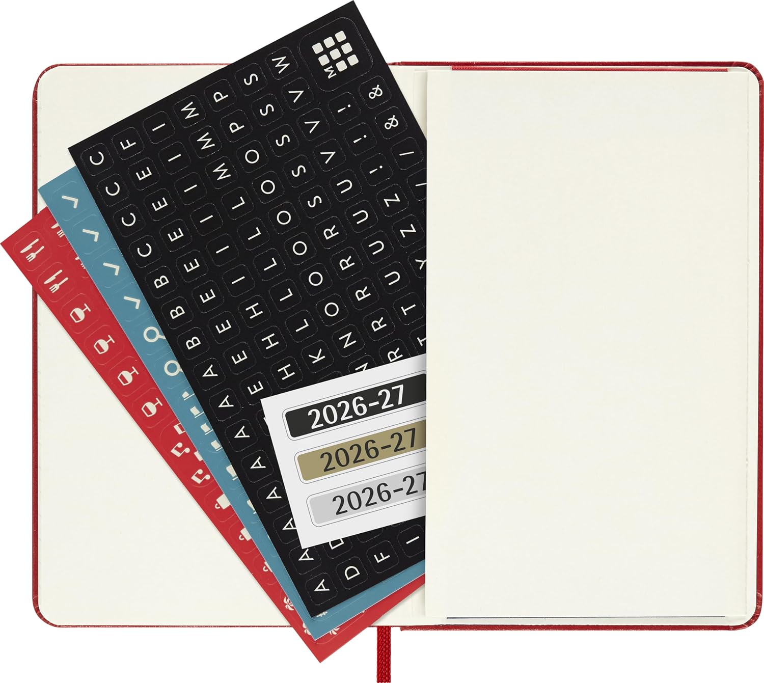 Thumbnail 5 de Moleskine veckodagbok 2026–2027, 18 månader, fickformat 9 × 14 cm