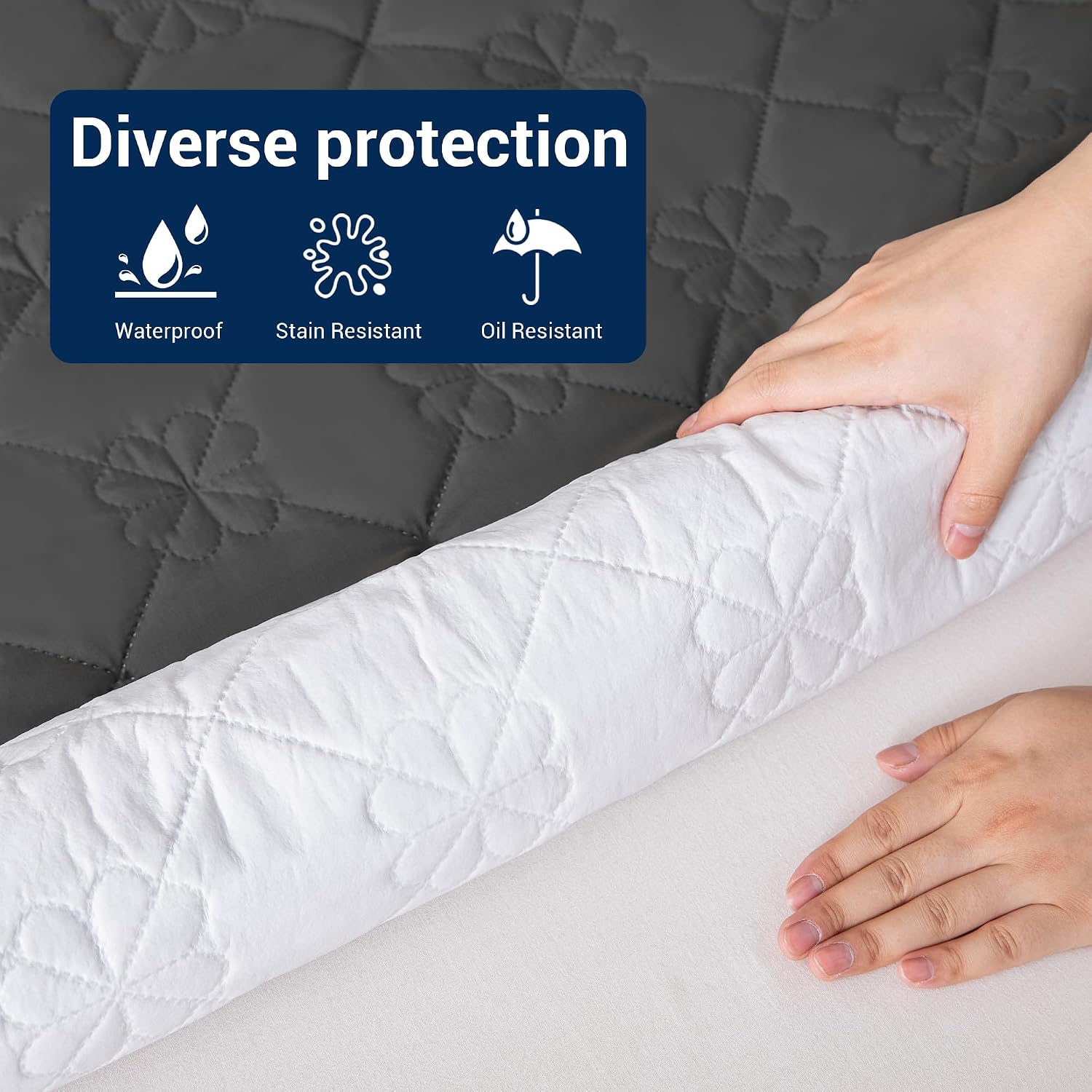 Detalle 2 de SheRest Waterproof Mattress Protector King Size