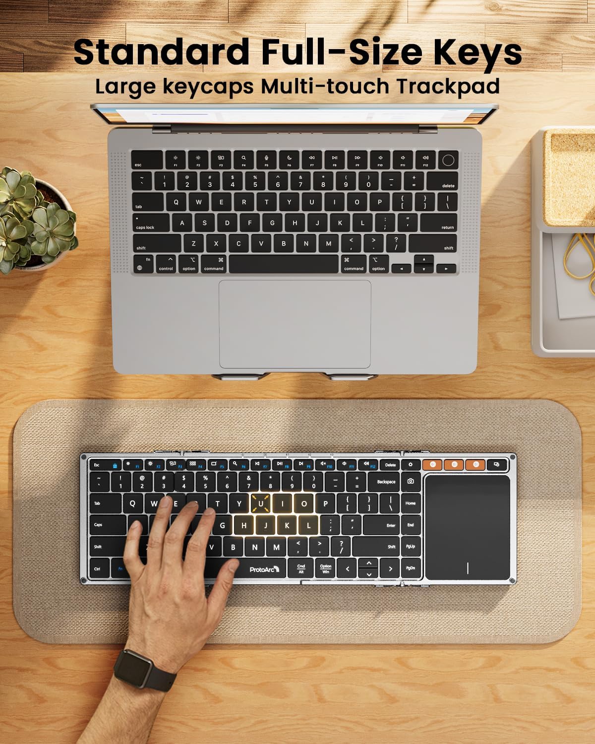 Detalle 1 de ProtoArc Foldable Keyboard 88-Key