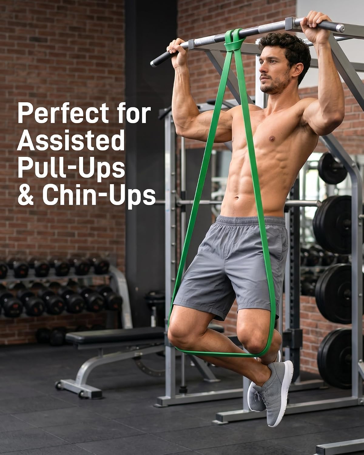 Detalle de Renoj Resistance Bands, TPE Workout Set with Five Colour-Coded Resistance Levels