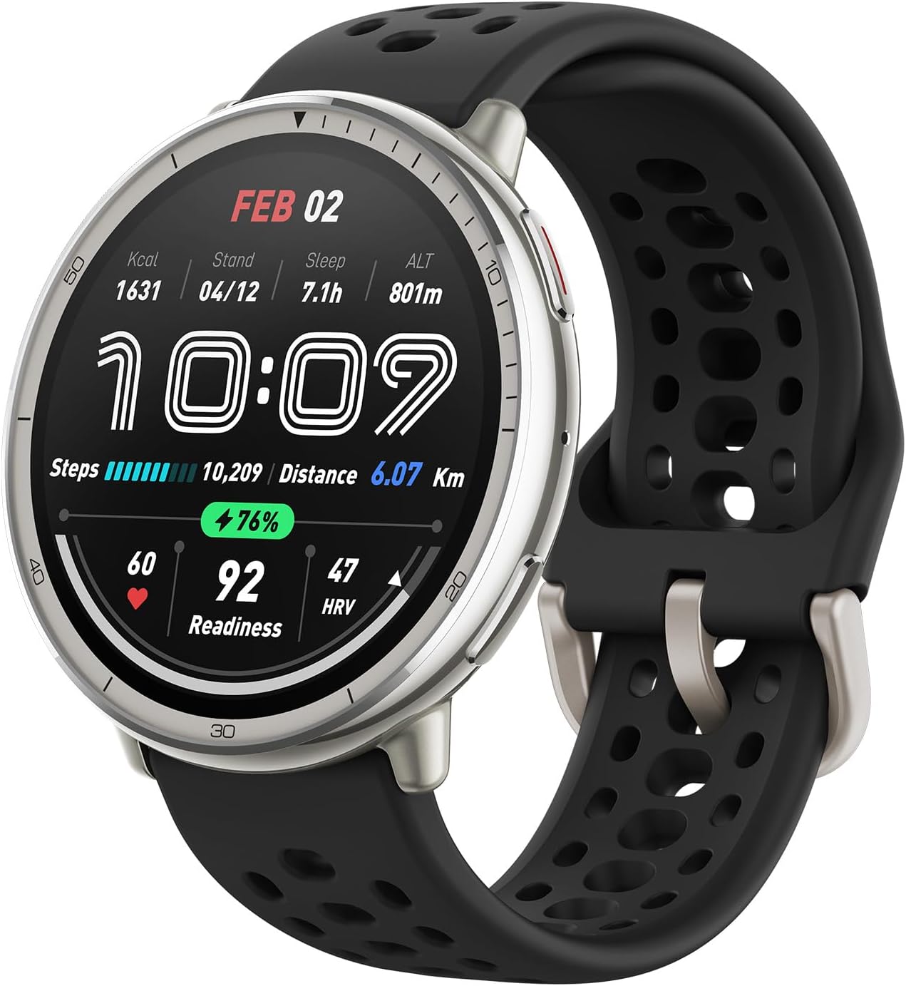 Detalle de Amazfit Active 2 Smart Watch 44mm with GPS Maps and 160+ Sport Modes