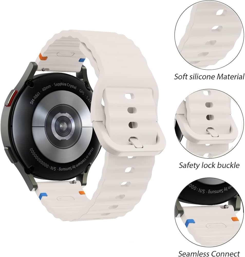 Thumbnail 1 de BYISYUE Watch Strap 22mm Silicone for Coros