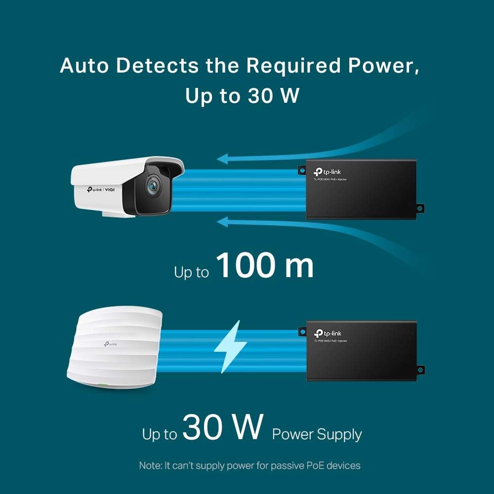 Thumbnail 4 de TP-Link TL-POE160S: PoE+ Injector 30W, 2 porte Gigabit RJ45, alimentazione e dati su un solo cavo