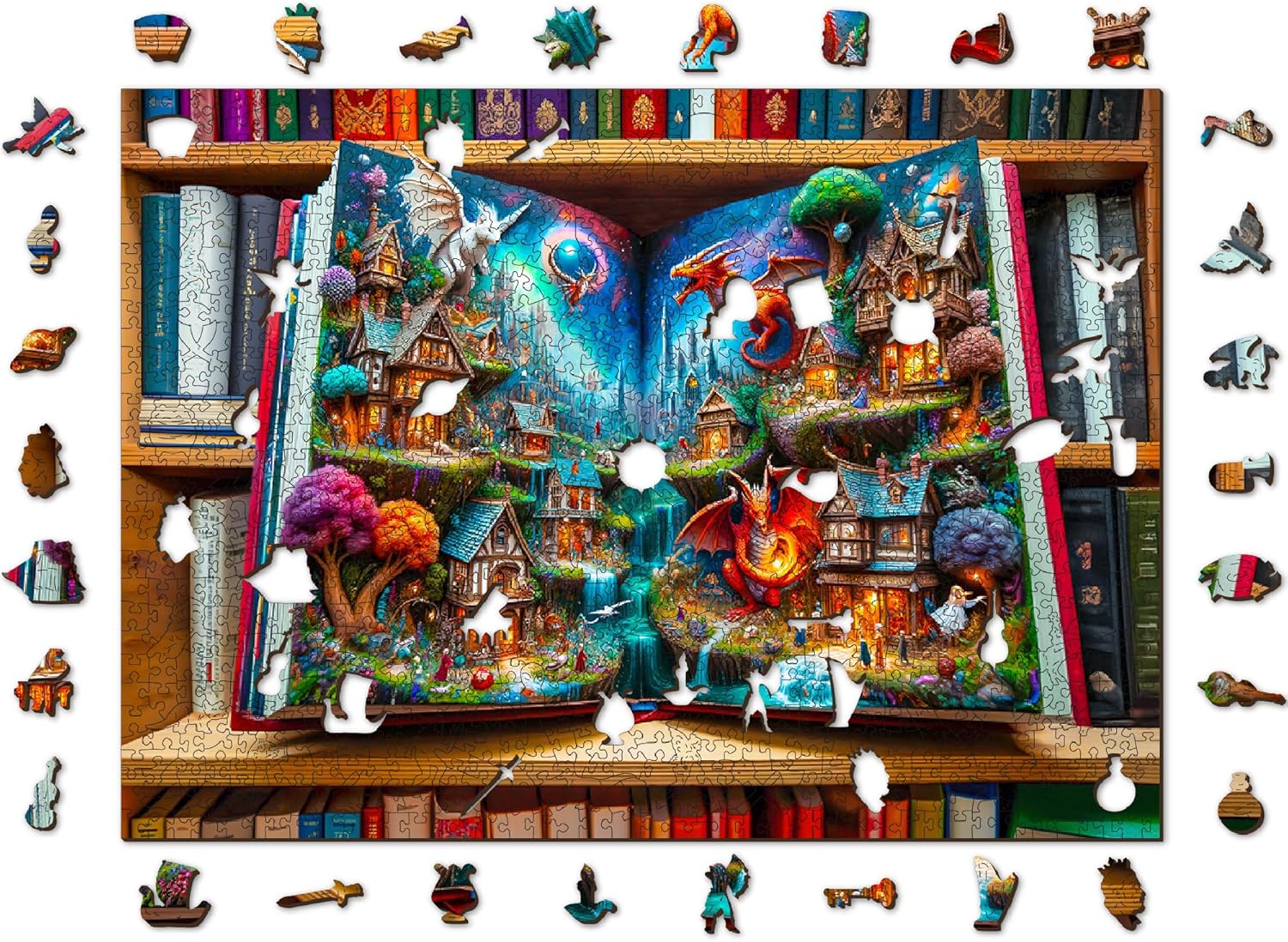 Thumbnail 4 de WOODEN.CITY Enchanted Tales Puzzle 1000 piezas