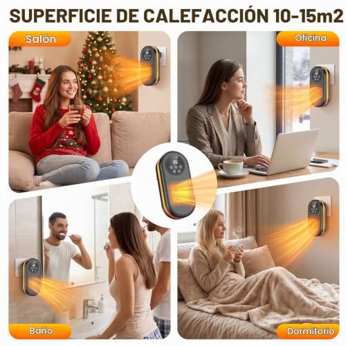 Thumbnail 8 de Cakoai calefactor eléctrico cerámico PTC