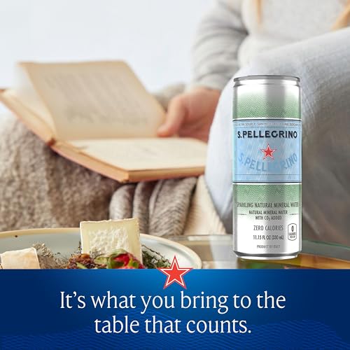 Thumbnail 6 de S.Pellegrino Sparkling Natural Mineral Water, 24-Pack (11.15 fl oz cans)