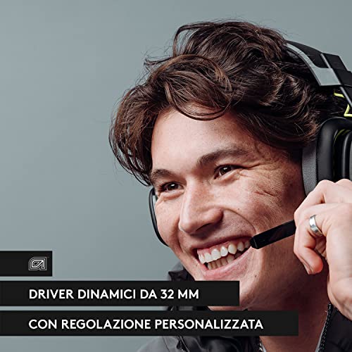 Detalle 2 de ASTRO A10 Cuffie Gaming Cablate Gen 2: comfort, audio chiaro e microfono flip-to-mute