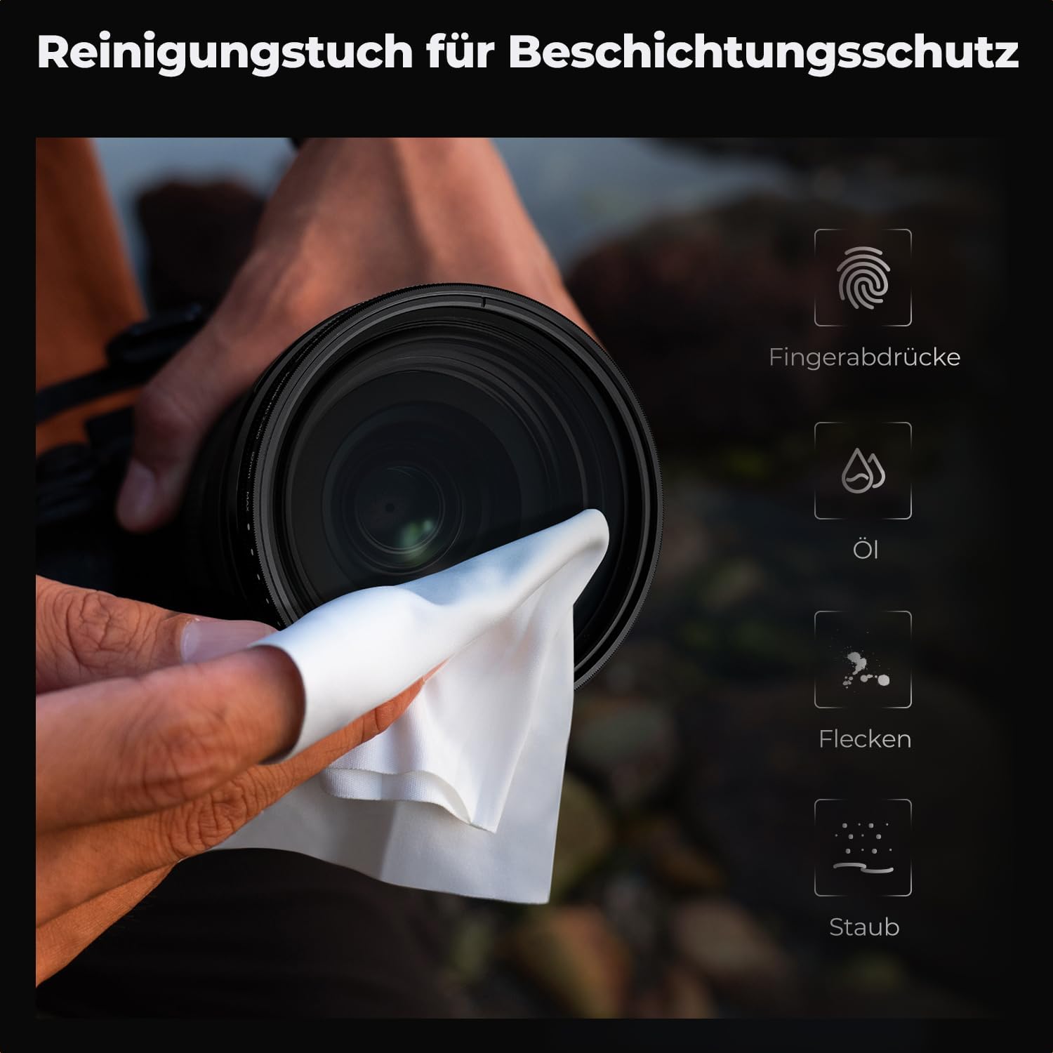 Detalle 2 de K&F CONCEPT 67mm ND Filter ND2-400