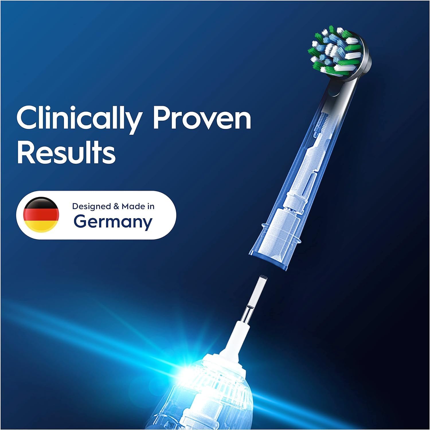 Thumbnail 6 de Oral-B Pro Cross Action Electric Toothbrush Heads – 4 Pack, Black