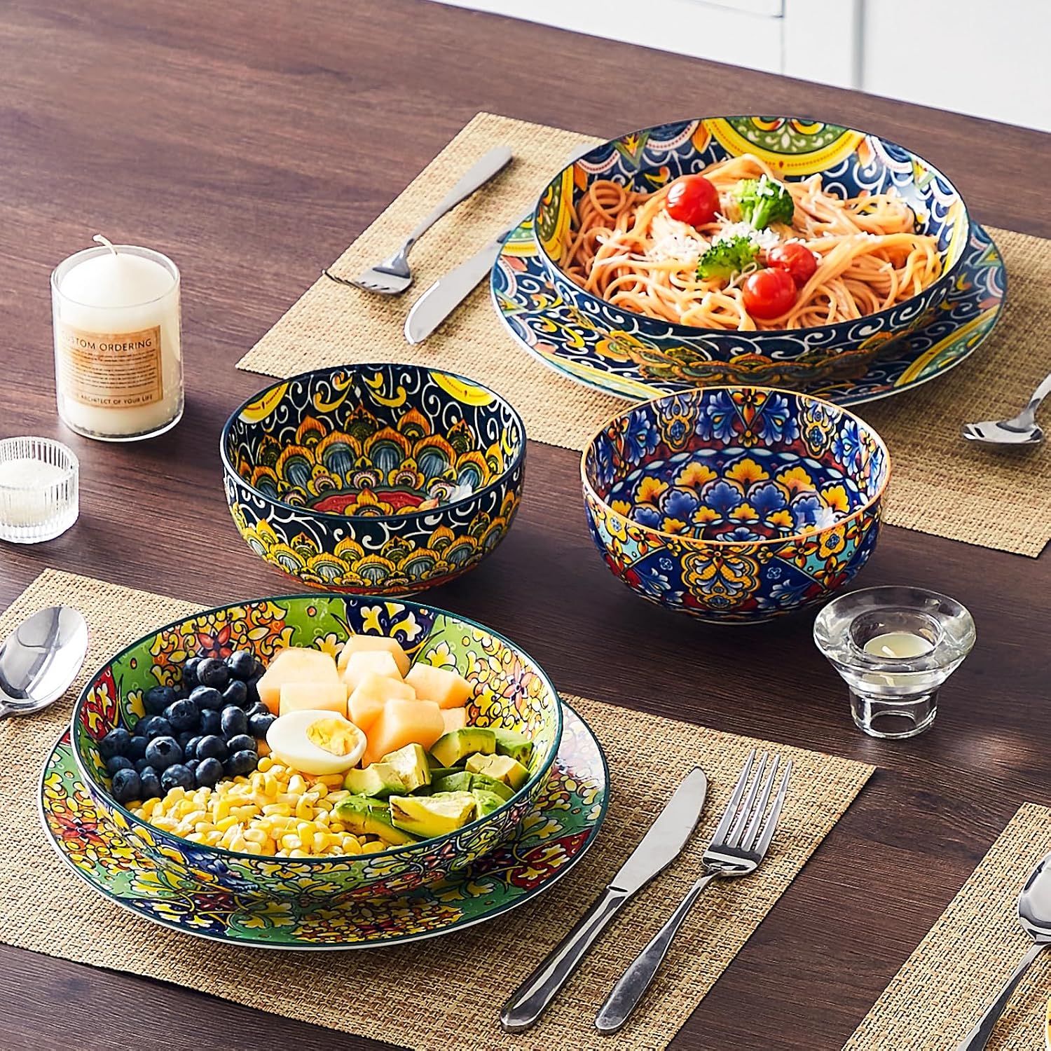 Detalle de vancasso SIMI pasta bowls set of 4