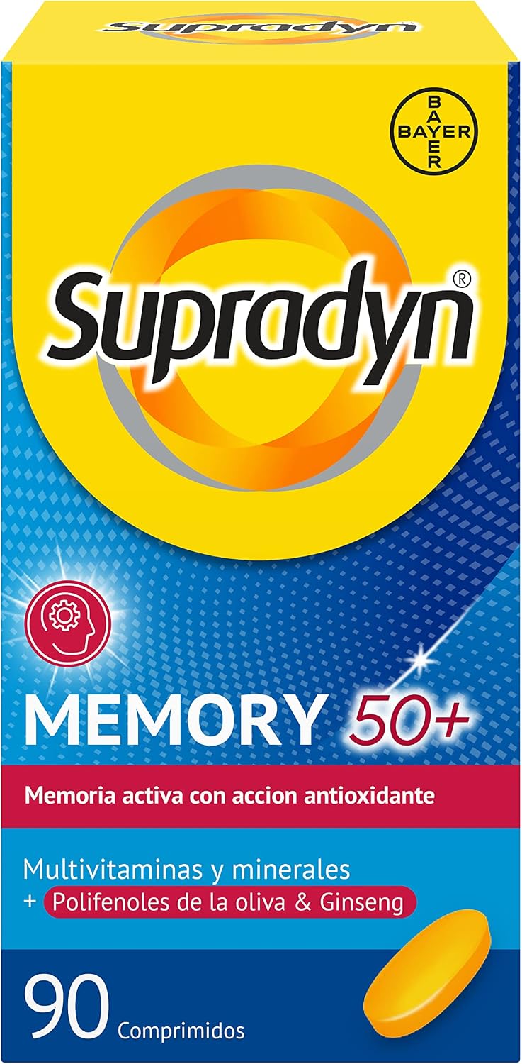 Detalle de Supradyn Memory 50+ 90 comprimidos