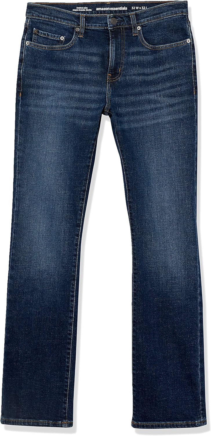 Thumbnail 3 de Amazon Essentials Herren Jeans Slim-Fit-Stretch Bootcut – Auslauffarben