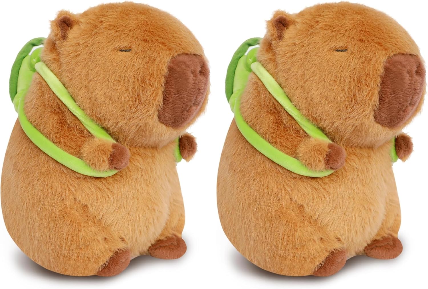 Thumbnail 6 de Poptrend Niedliche Capybara Kuscheltier mit Schildkrötenrucksack – 22 cm
