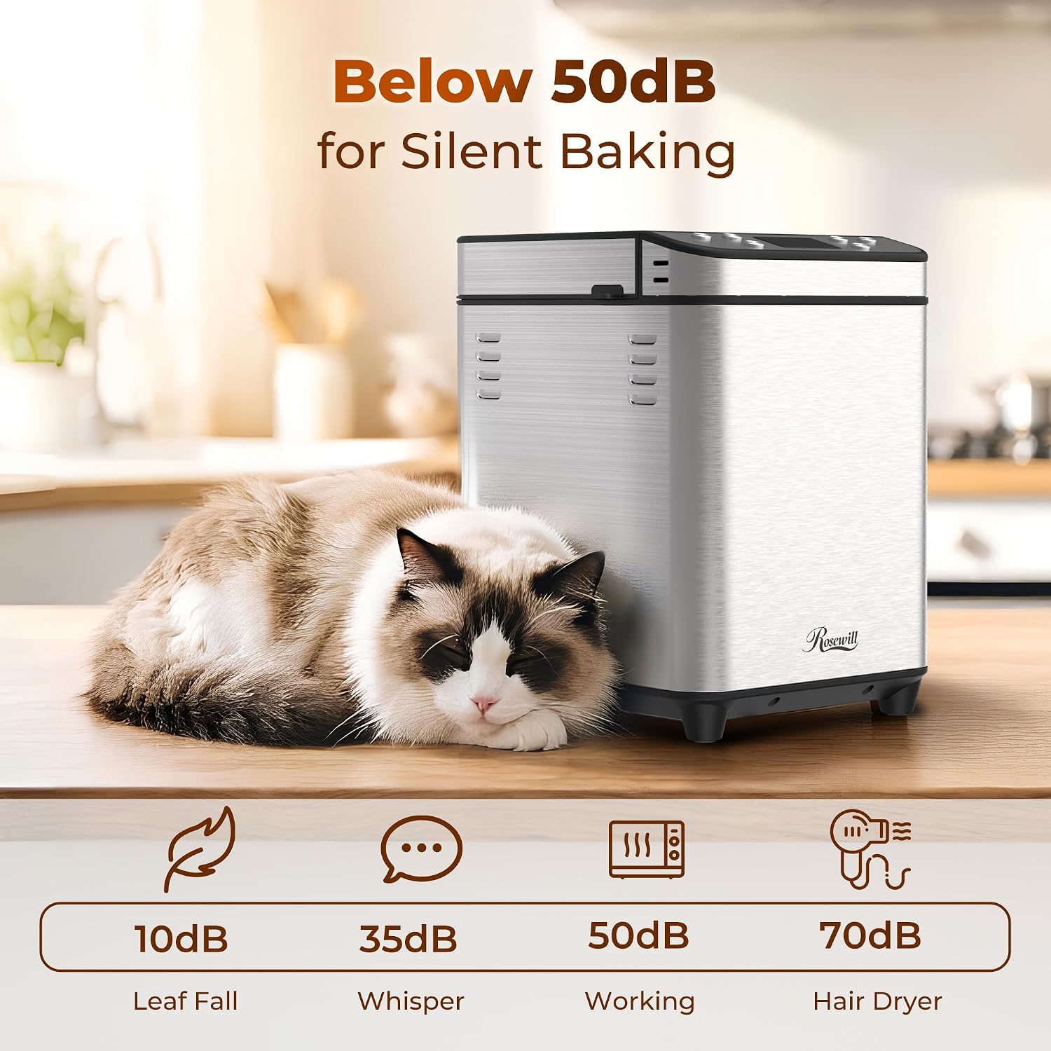 Thumbnail 6 de Rosewill 25-in-1 Bread Maker 2LB 🍞