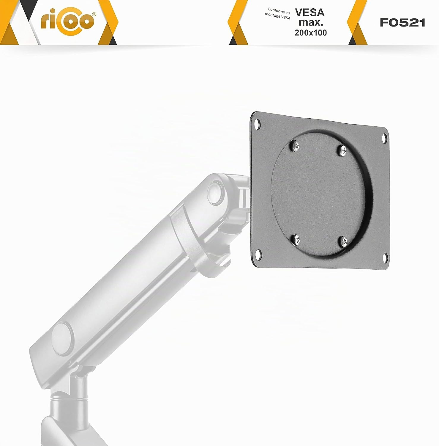Detalle 2 de RICOO F0521 Plaque adaptation 23-42"