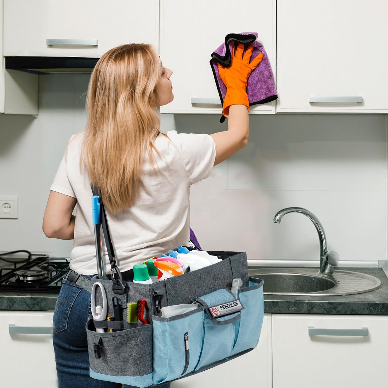 Thumbnail 5 de FRECOLSH Cleaning Caddy Organizer 1pc 🧽