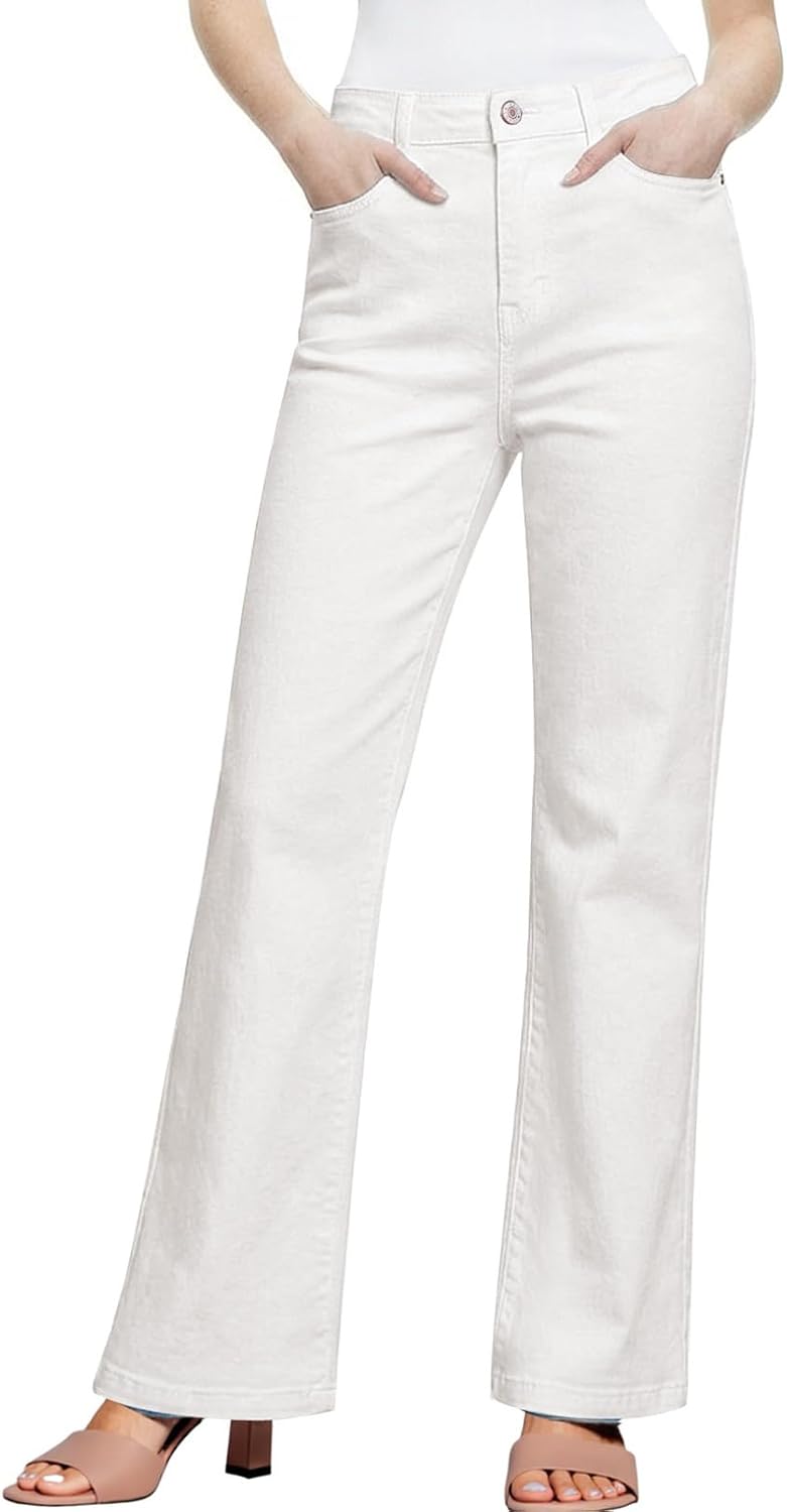 Detalle de Sidefeel Women's Wide Leg Jeans High Waisted