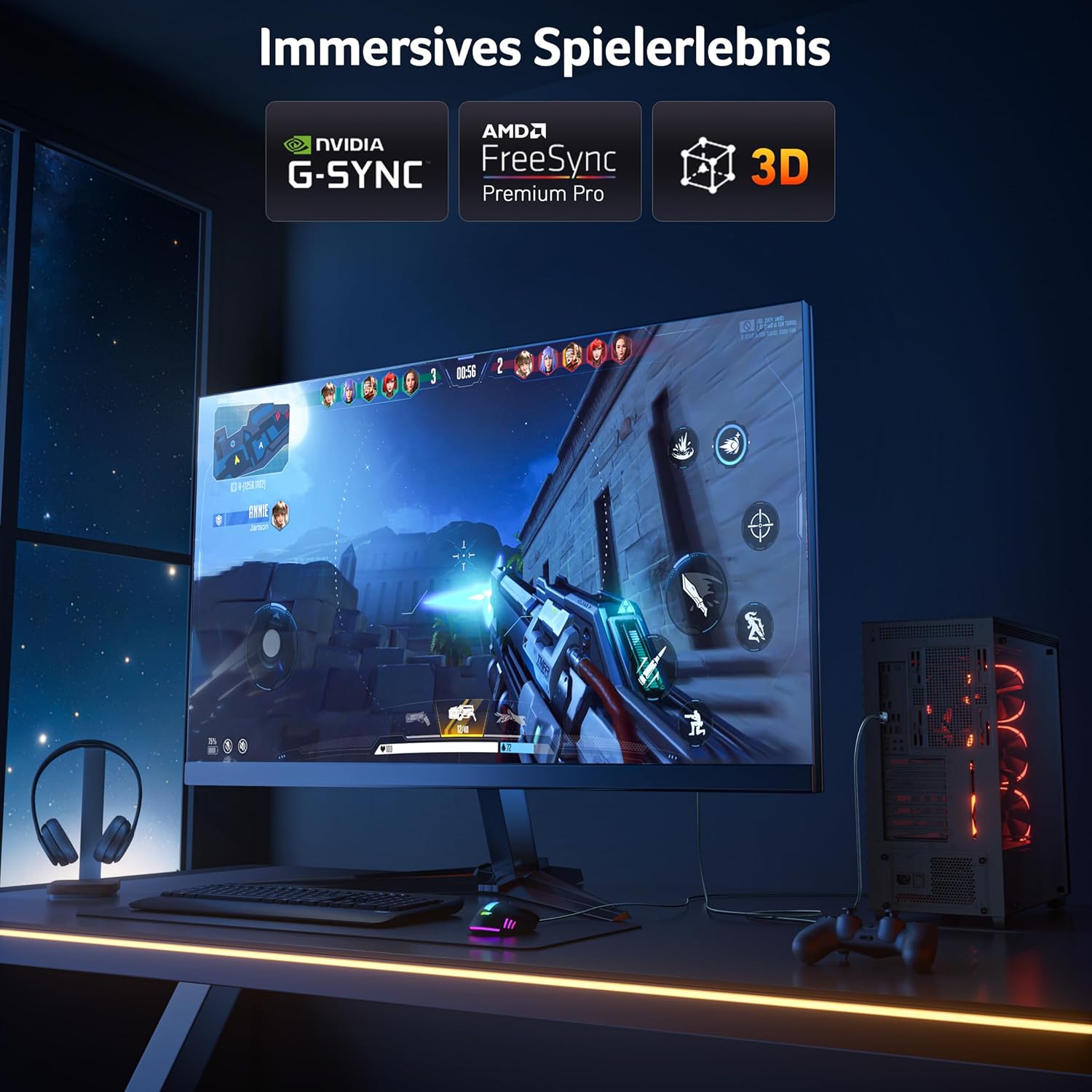 Thumbnail 3 de Acer DisplayPort 1.4 Kabel 3 m für 8K