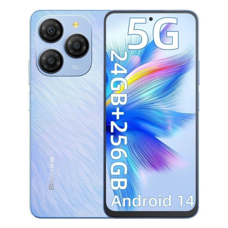 Detalle de Blackview Shark 9 5G 8GB/256GB, 6.67" Azul: rendimiento sólido para multitarea y juegos