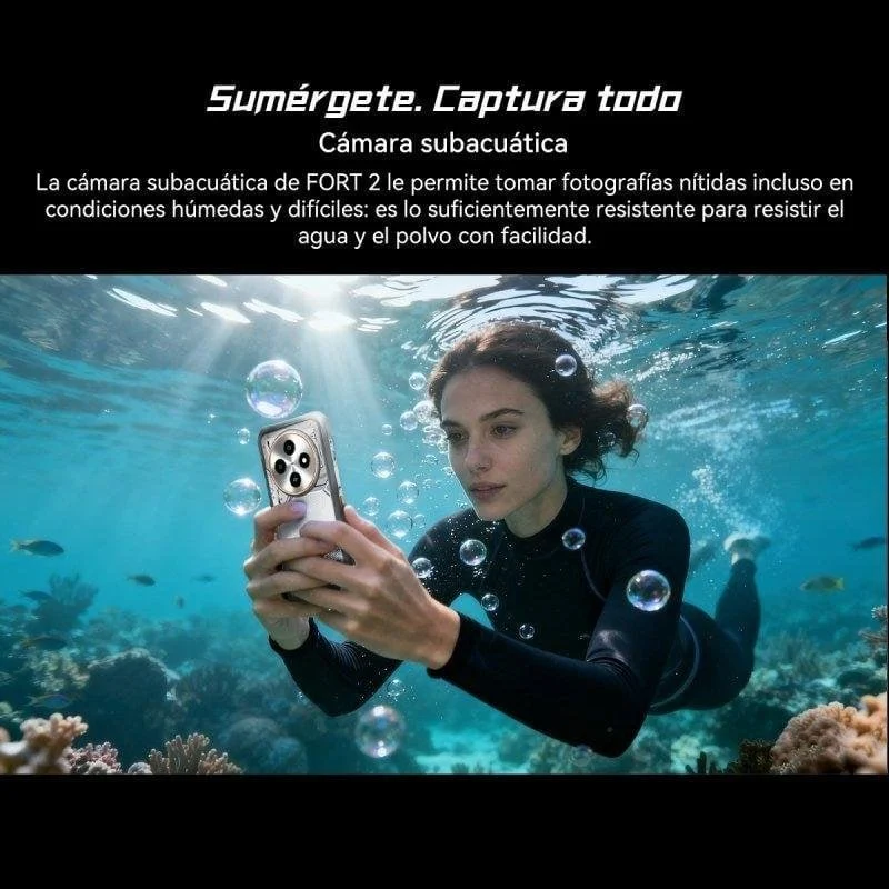 Detalle de Blackview Fort 2 4G 8GB/128GB, 6.56" con batería de larga duración y chasis robusto