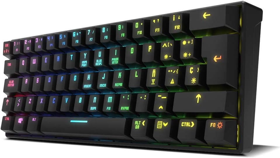 Thumbnail 6 de KROM KERNEL TKL – Clavier mécanique de jeu sans pavé numérique, éclairage LED RGB, layout English
