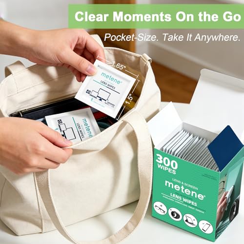 Thumbnail 4 de Metene Lens Cleaning Wipes, 300 PCS – Individually Wrapped Glasses Wipes