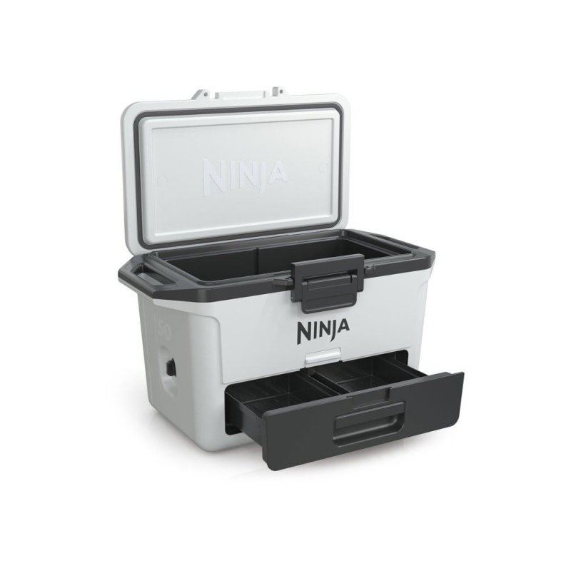 Detalle 2 de Shark Ninja FrostVault 47L: Nevera rígida blanca con Dry Zone y cierre hermético