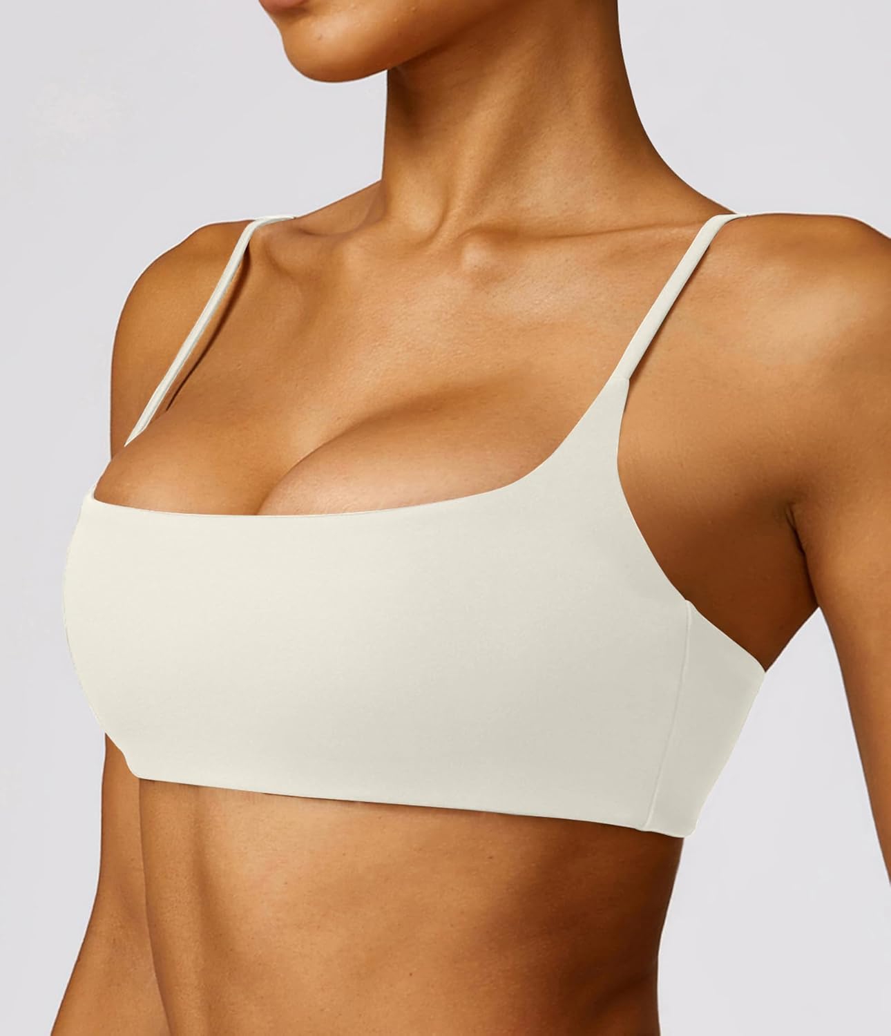 Thumbnail 1 de Comper Women's Sports Bra with Thin Straps: Light Support, Removable Pads, Wireless