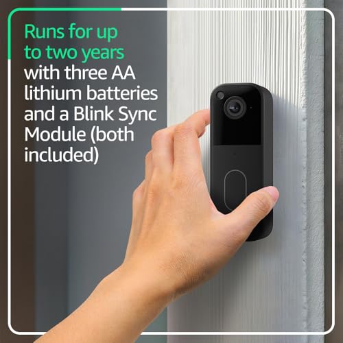 Thumbnail 2 de Blink Video Doorbell – Head-to-Toe HD View, 2-Year Battery, Sync Module Core