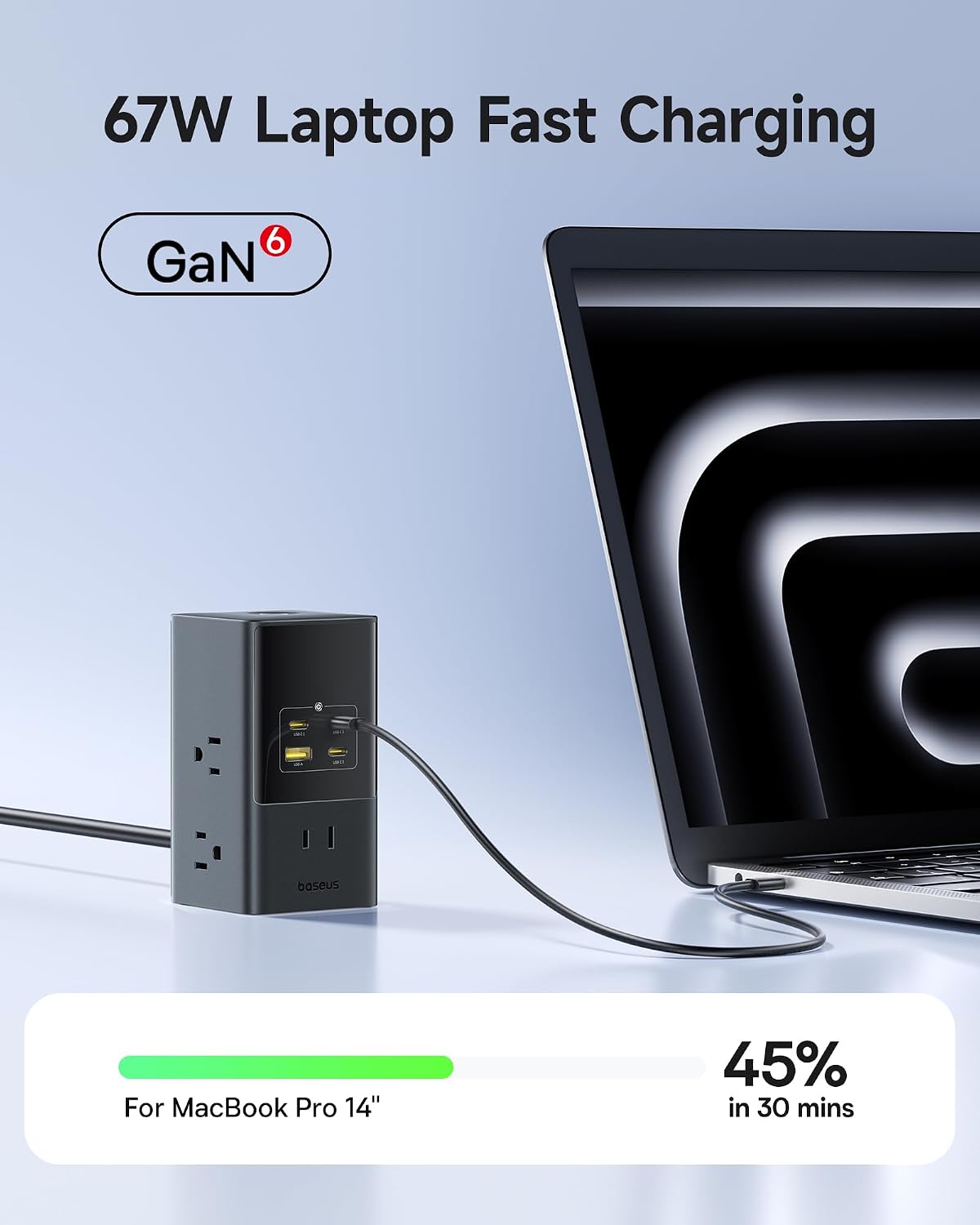 Detalle de Baseus Charging Station 67W 10-in-1 ๐