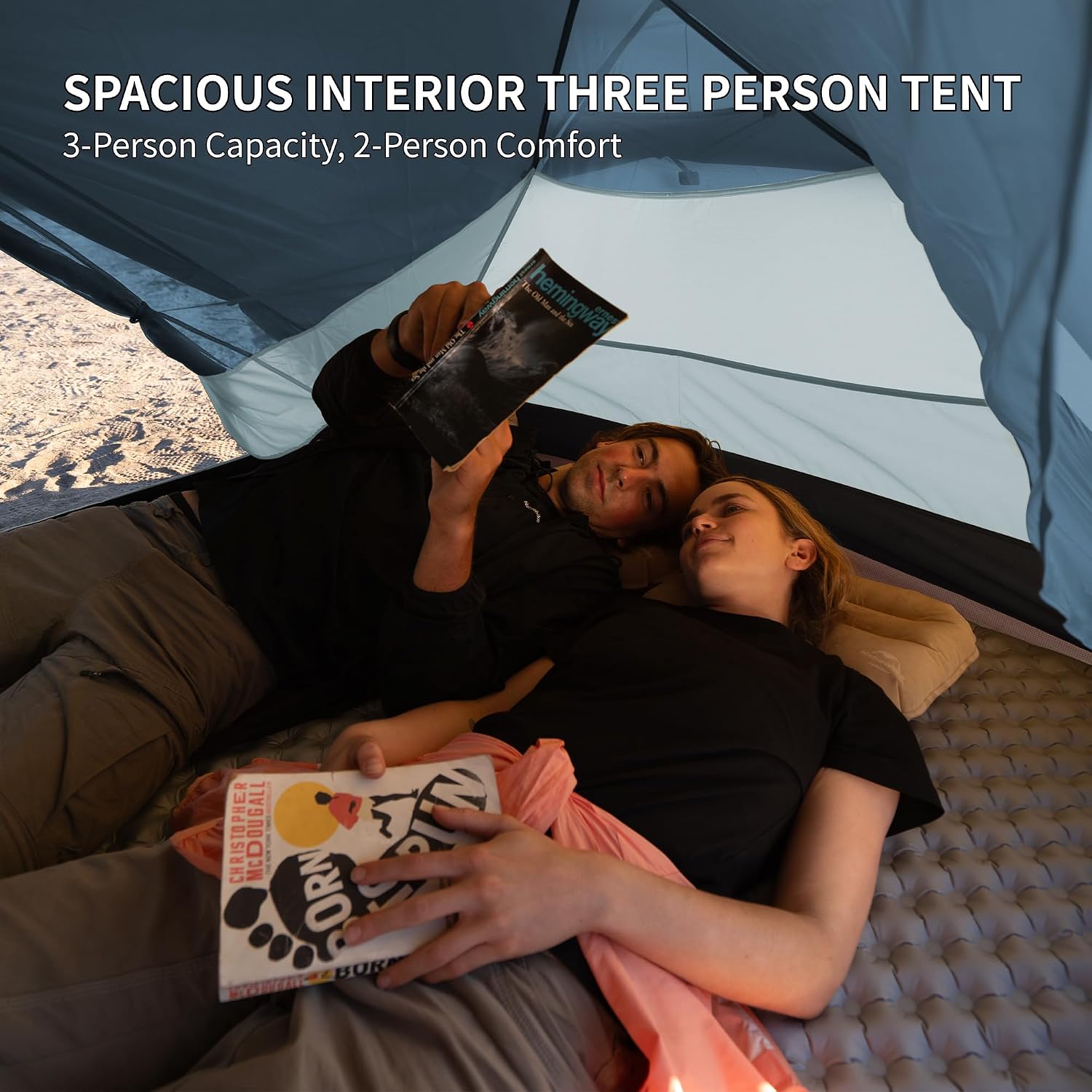 Thumbnail 5 de Naturehike Mongar Base koepeltent voor 2-3 personen, 3000 mm waterkolom, 2 deuren