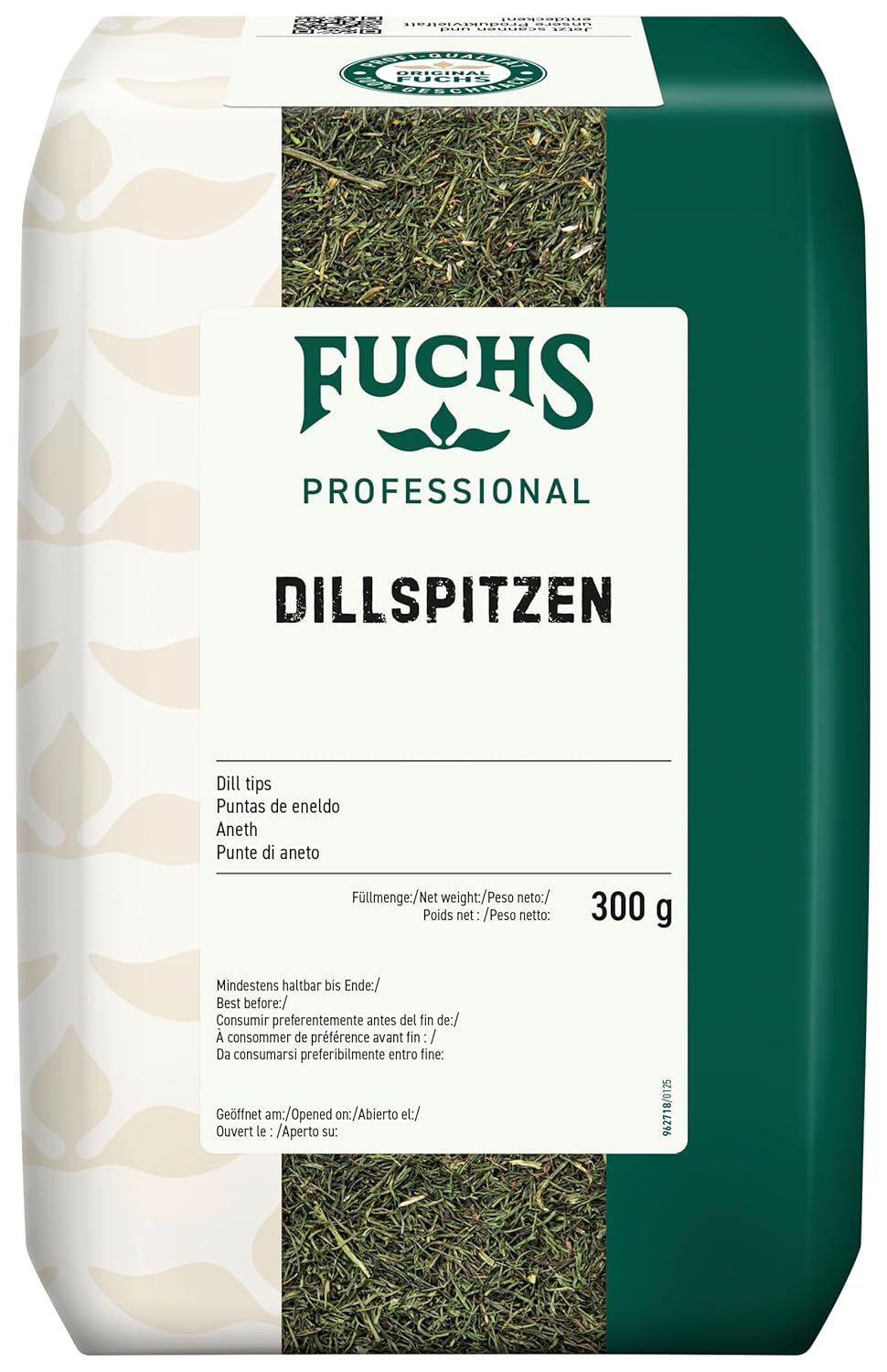 Detalle de Fuchs Professional Dillspitzen – Profi-Qualität für Großverbraucher (0,3 kg im recyclebaren Beutel)