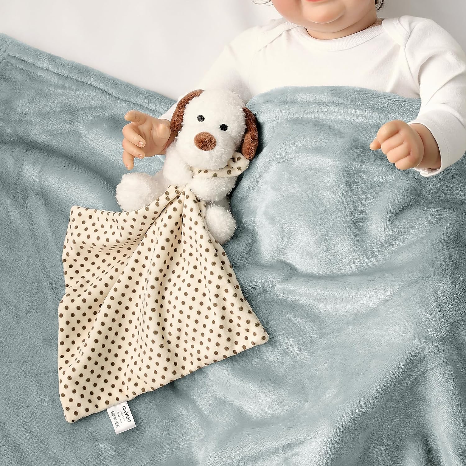 Thumbnail 2 de CREVENT Hugging Dog Plush Baby Comforter