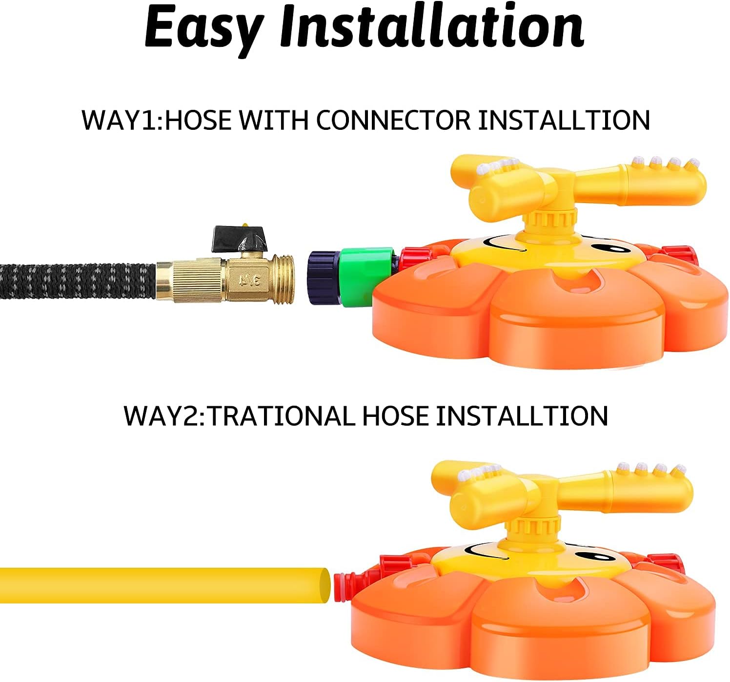 Thumbnail 2 de Water Sprinkler for Kids: 360° Rotating Sprinkler for Backyard Summer Fun