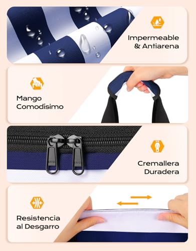 Thumbnail 6 de CIRYCASE Bolso Playa Mujer 2 en 1: Nevera Desmontable, 54L, Impermeable y Plegable