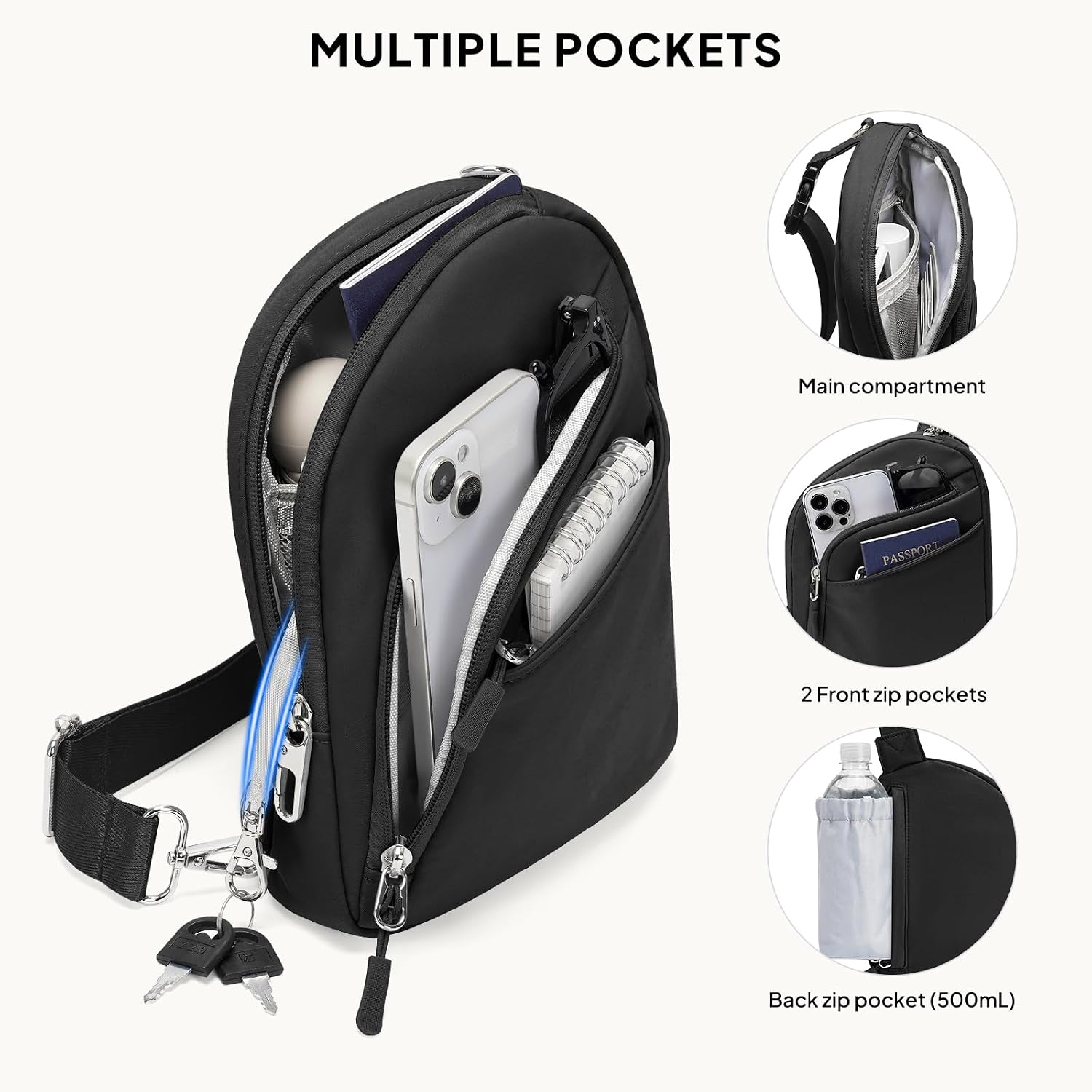 Detalle 2 de TOPEAST Crossbody Bag 1.6L