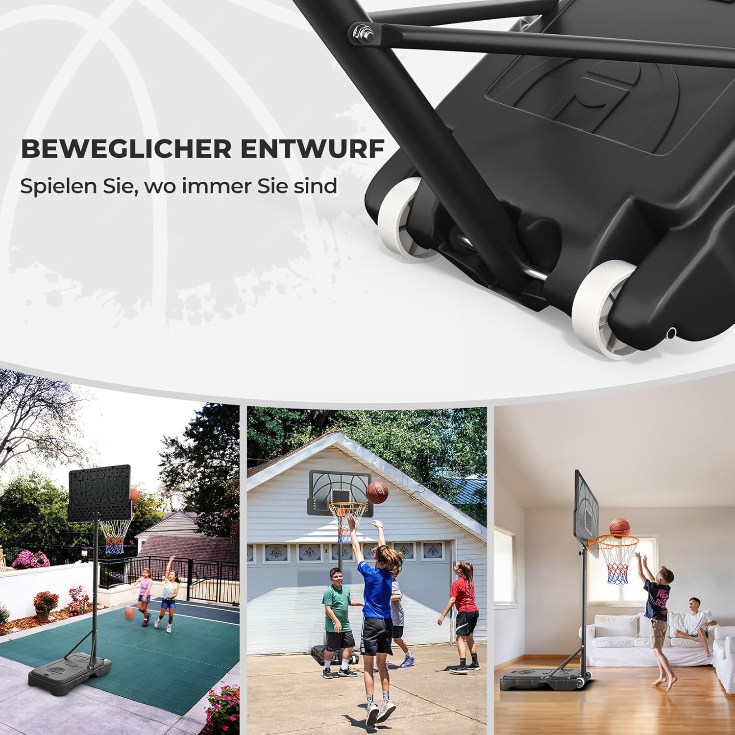 Thumbnail 6 de Yohood Outdoor Basketballkorb 3,6 bis 7 ft