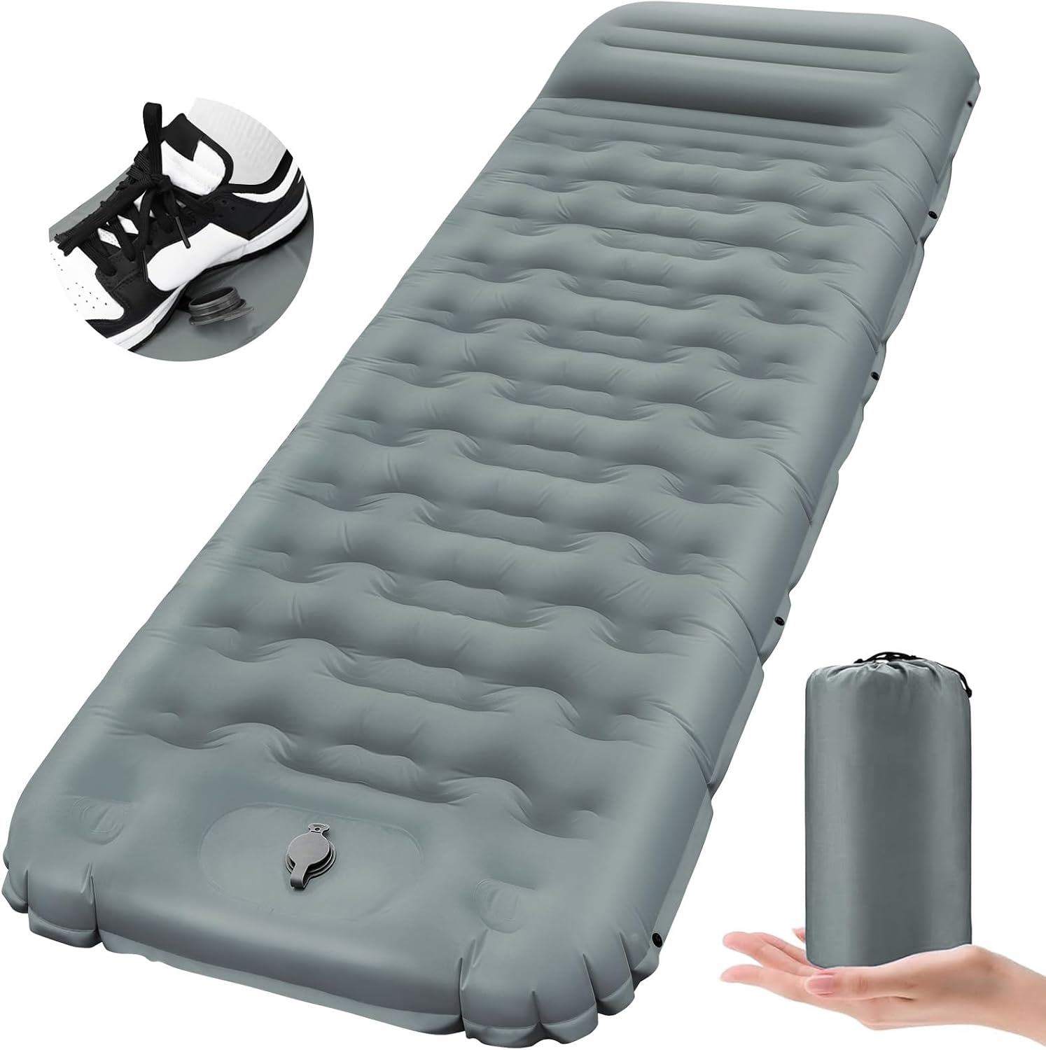 Detalle de Hsweeth Matelas Camping Autogonflant 12 cm – Confort et Légereté pour Randonnée