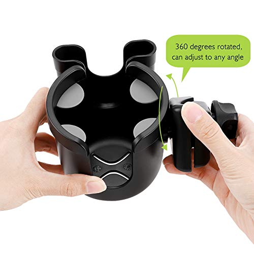 Thumbnail 5 de Accmor Stroller Cup Holder with Phone Holder: 2-in-1 Universal Cup & Phone Mount
