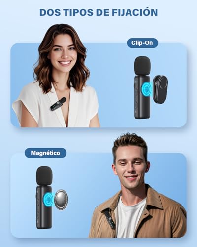 Thumbnail 6 de Newmight Micrófono Lavalier Inalámbrico para iPhone, Android y USB-C