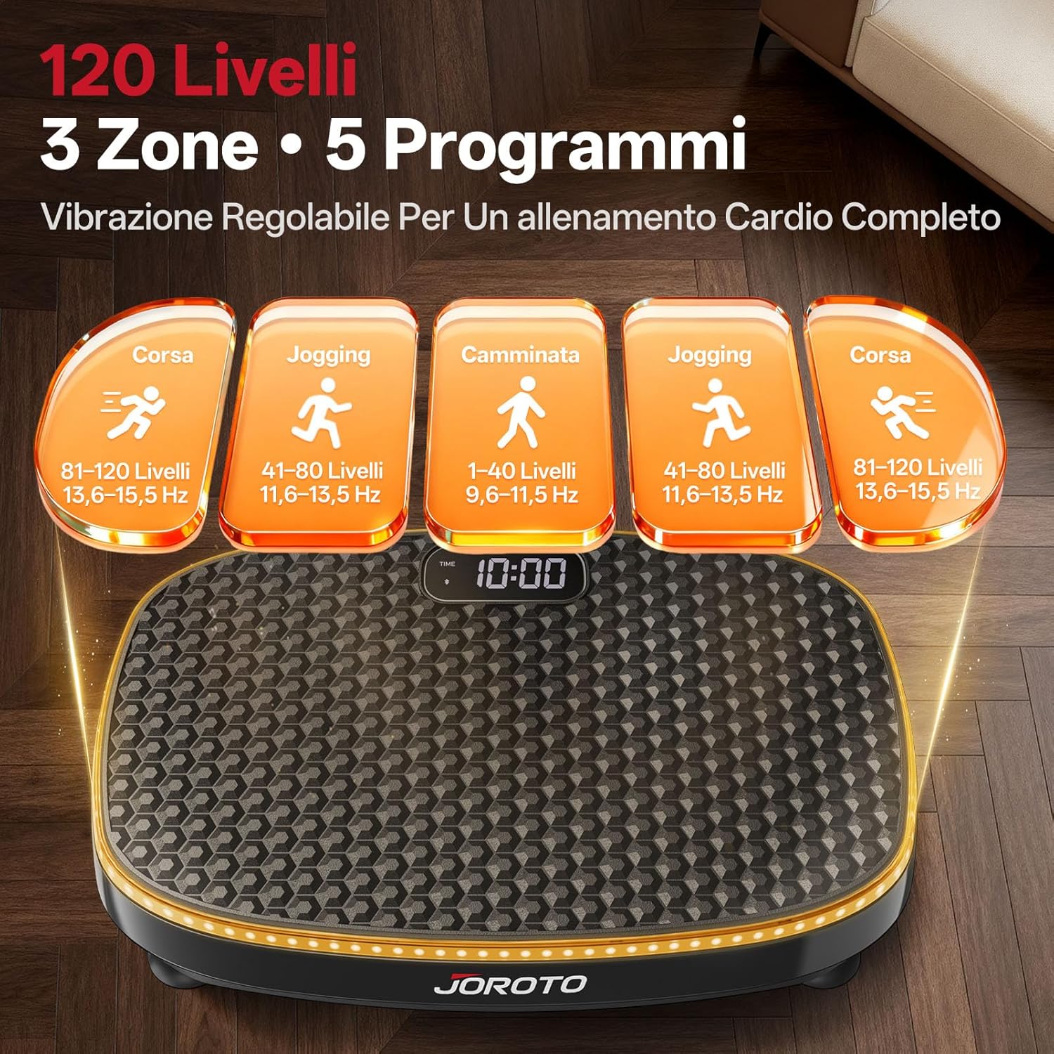 Thumbnail 4 de JOROTO JV50/JV60 Pedana Vibrante 4D 120 livelli