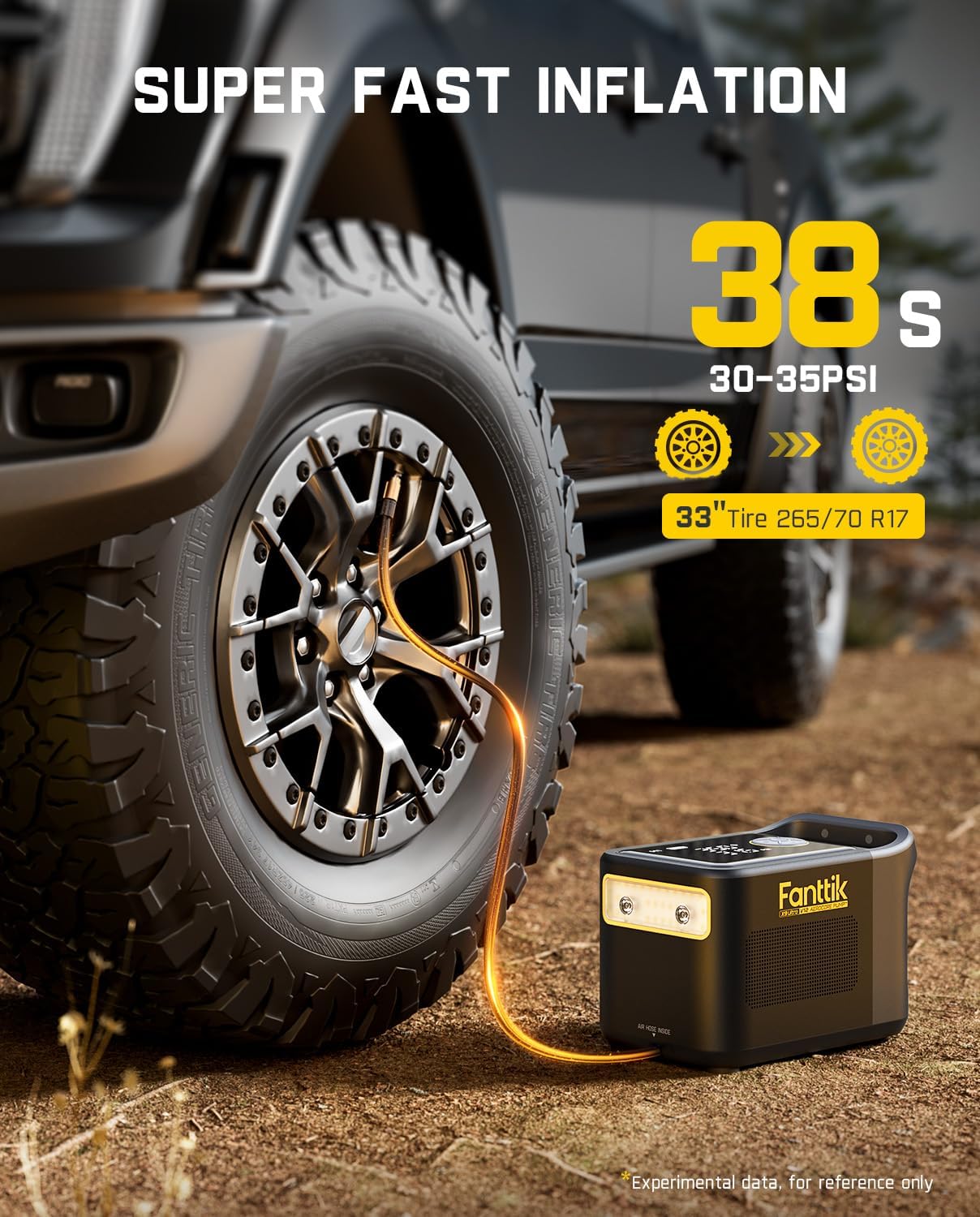 Thumbnail 1 de Fanttik X9 92.5Wh Portable Tire Inflator