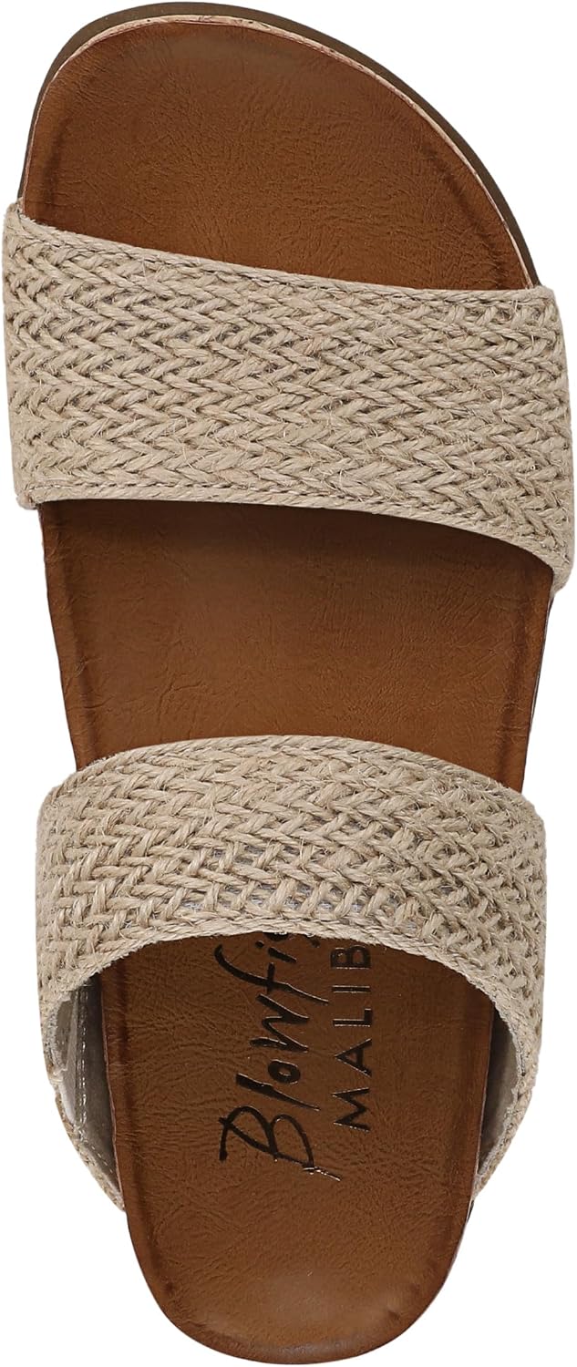 Detalle de Blowfish Malibu Leah Flat Slide Sandal — Everyday Slip-On Comfort for Warm Days