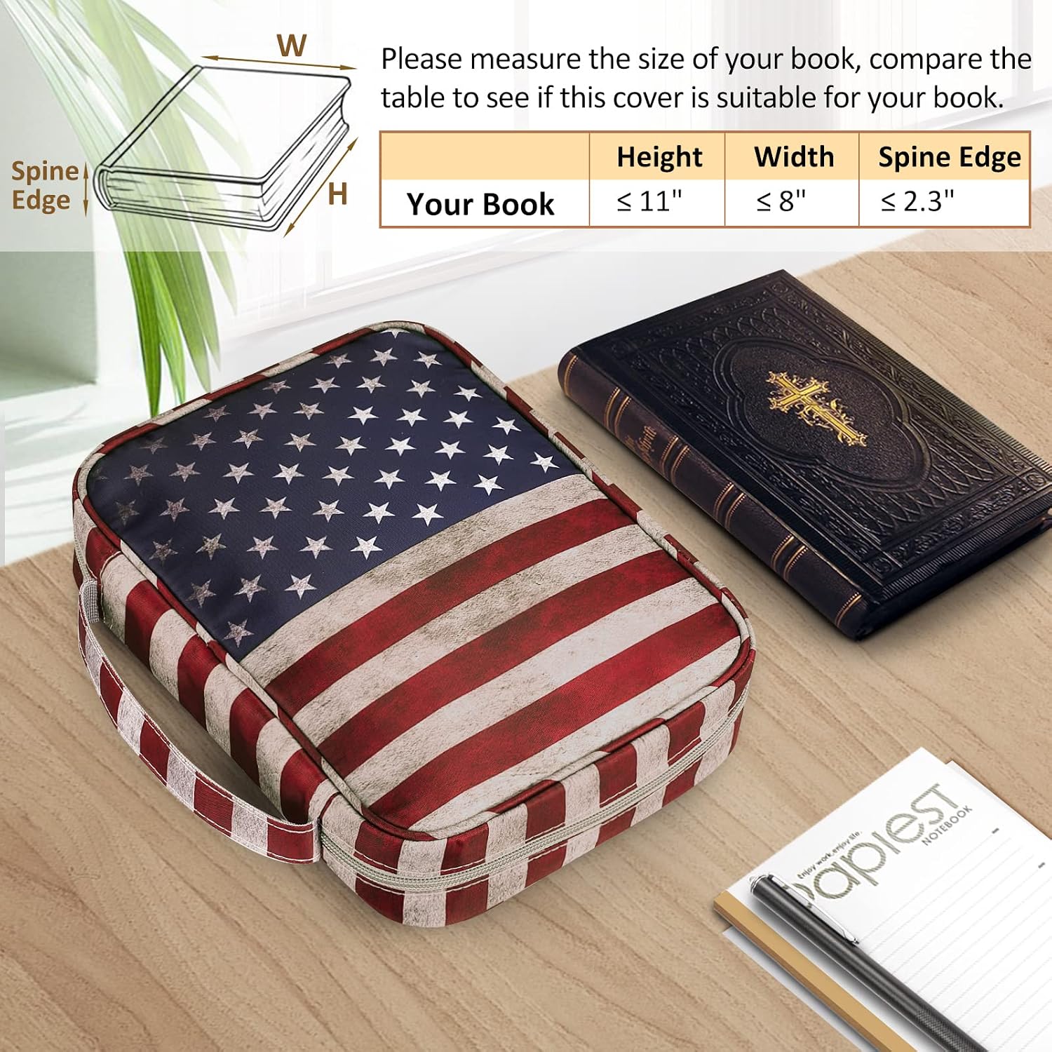 Detalle 2 de FINPAC Bible Cover Polyester Canvas