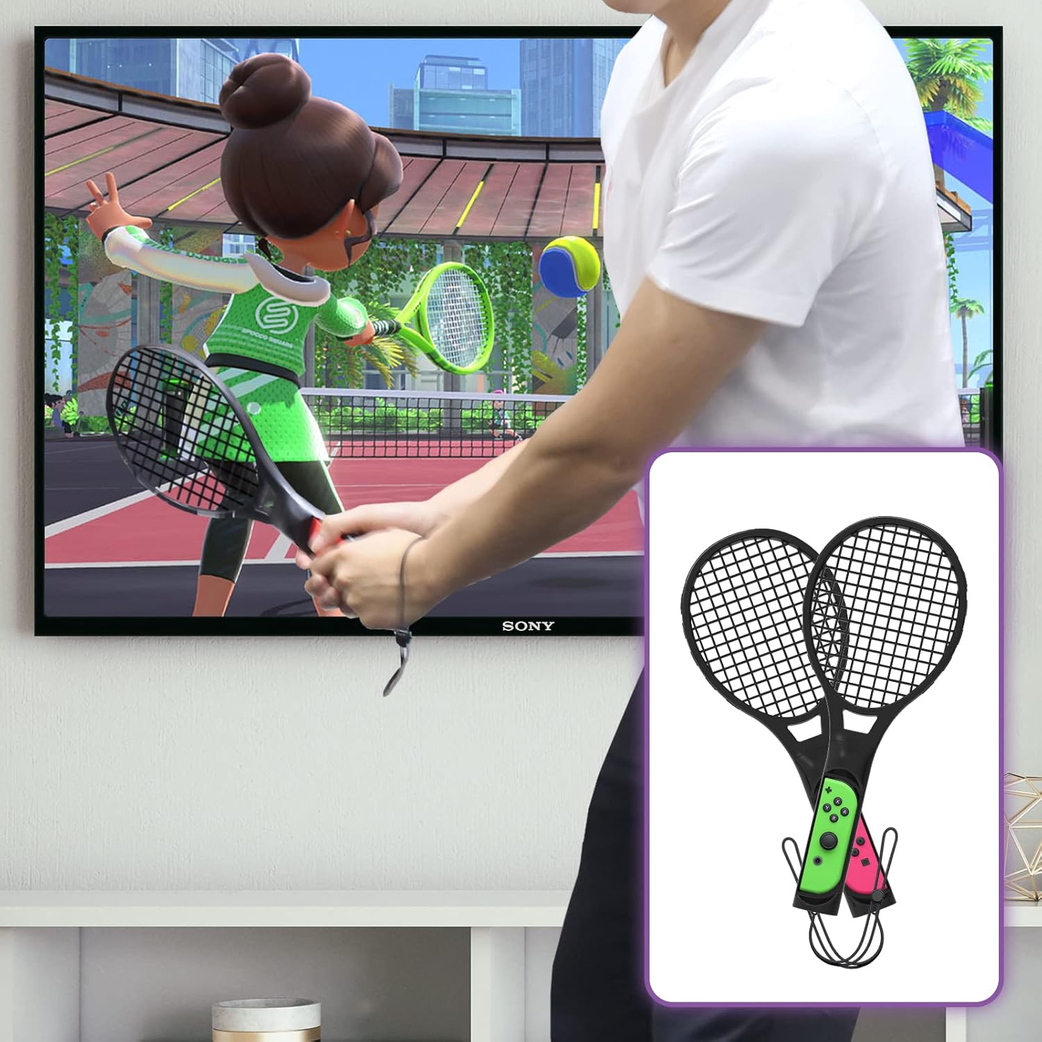 Detalle de 12 in 1 Switch Sports Accessories Bundle – 2025 Family Party Pack for Nintendo Switch & OLED