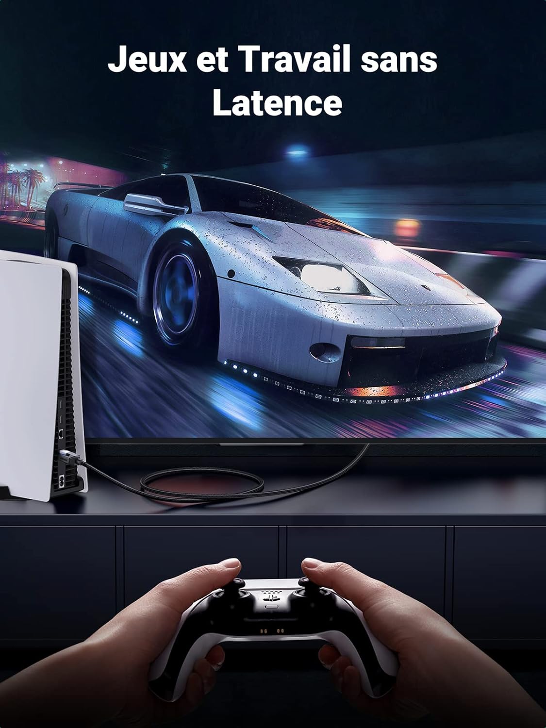 Thumbnail 2 de UGREEN Cat 8 Câble Ethernet 2m 40 Gbps 2000 MHz 📶